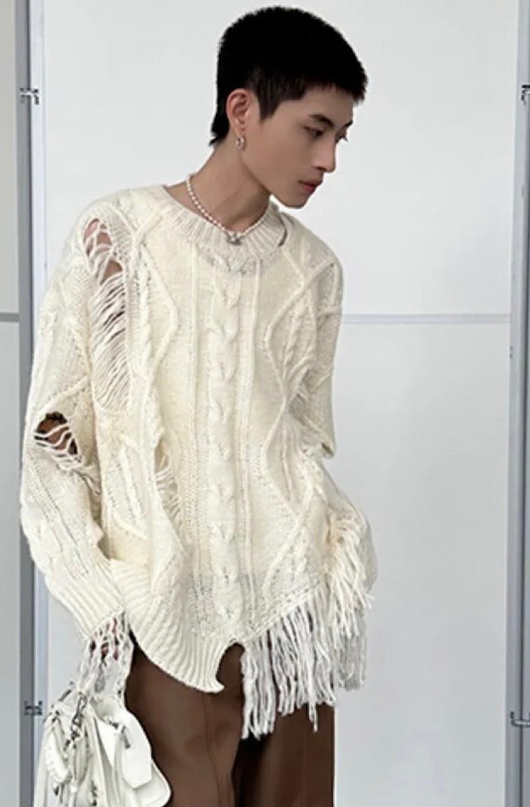 Distressed Pullover