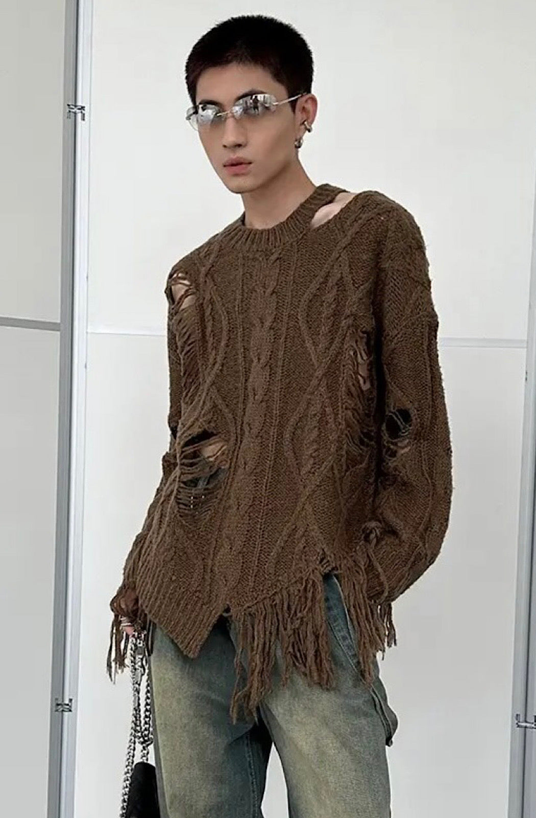 Distressed Pullover