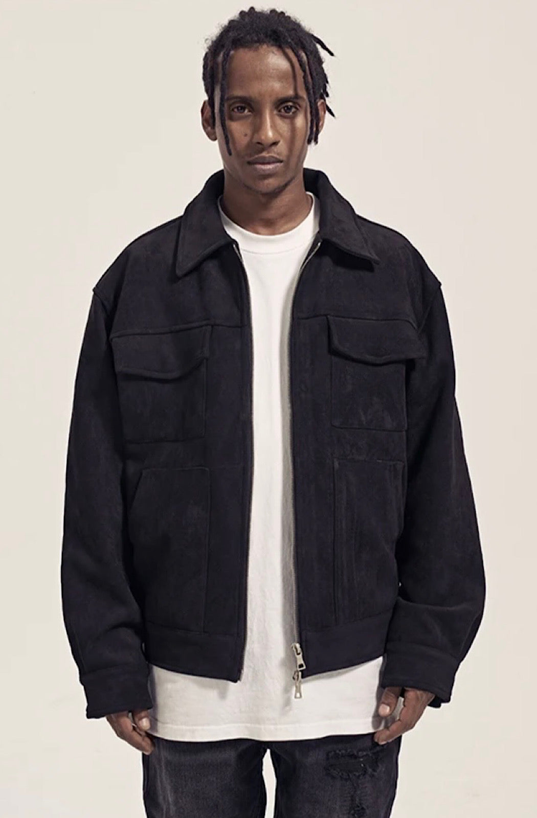 Suede Overshirt