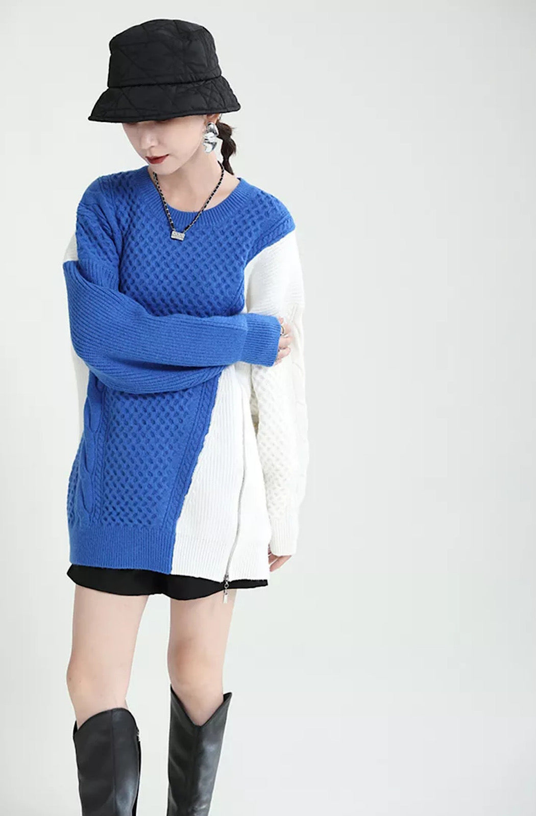Two Tone Zip