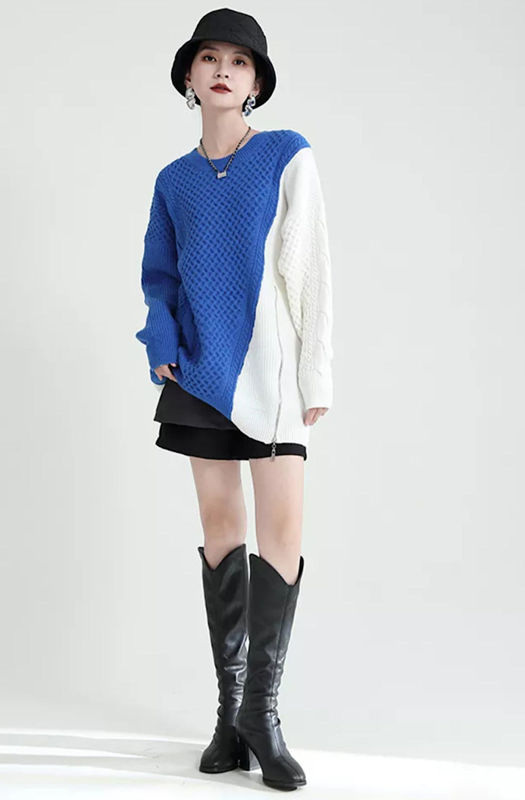Two Tone Zip