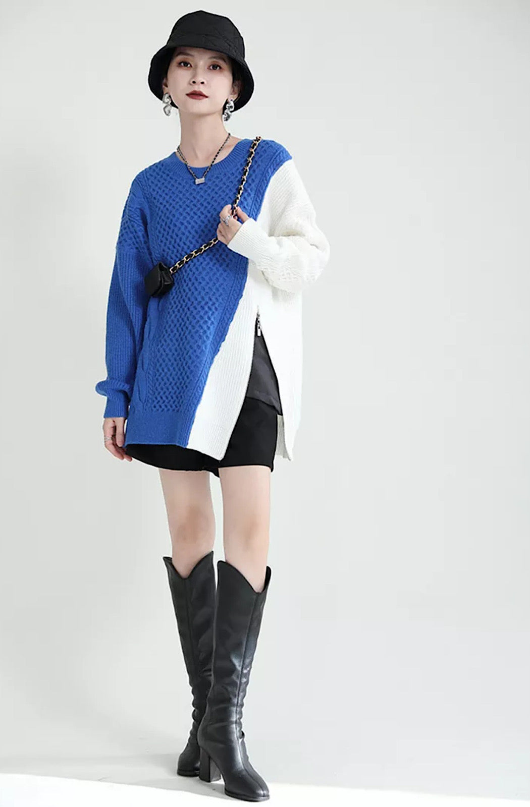 Two Tone Zip