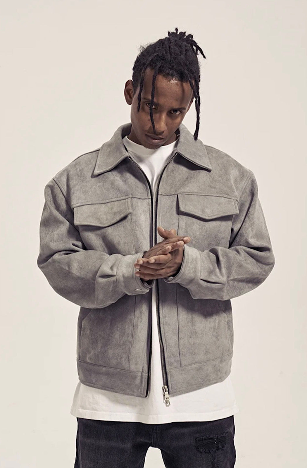 Suede Overshirt
