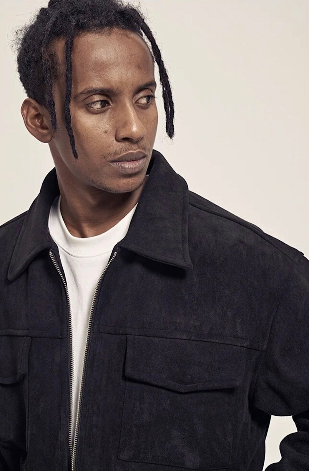 Suede Overshirt