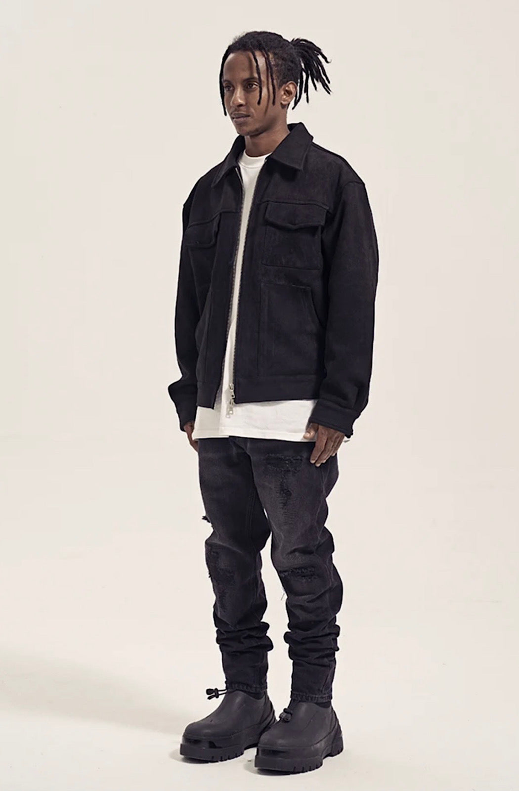 Suede Overshirt