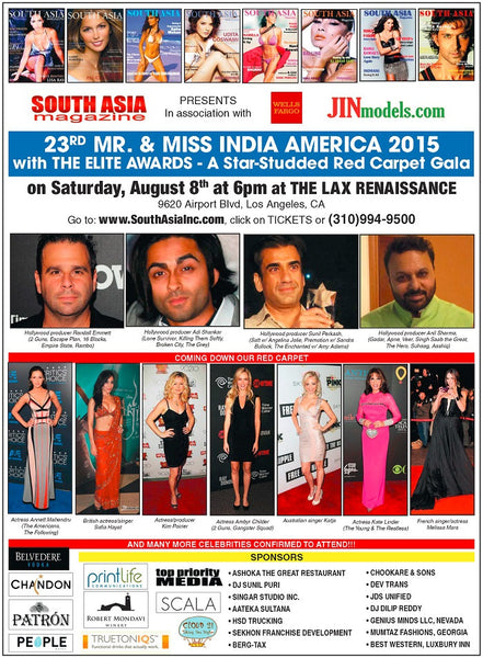 2015 Elite Awards & Miss India America Charity Gala