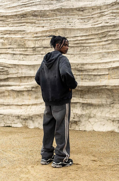 Distressed hood