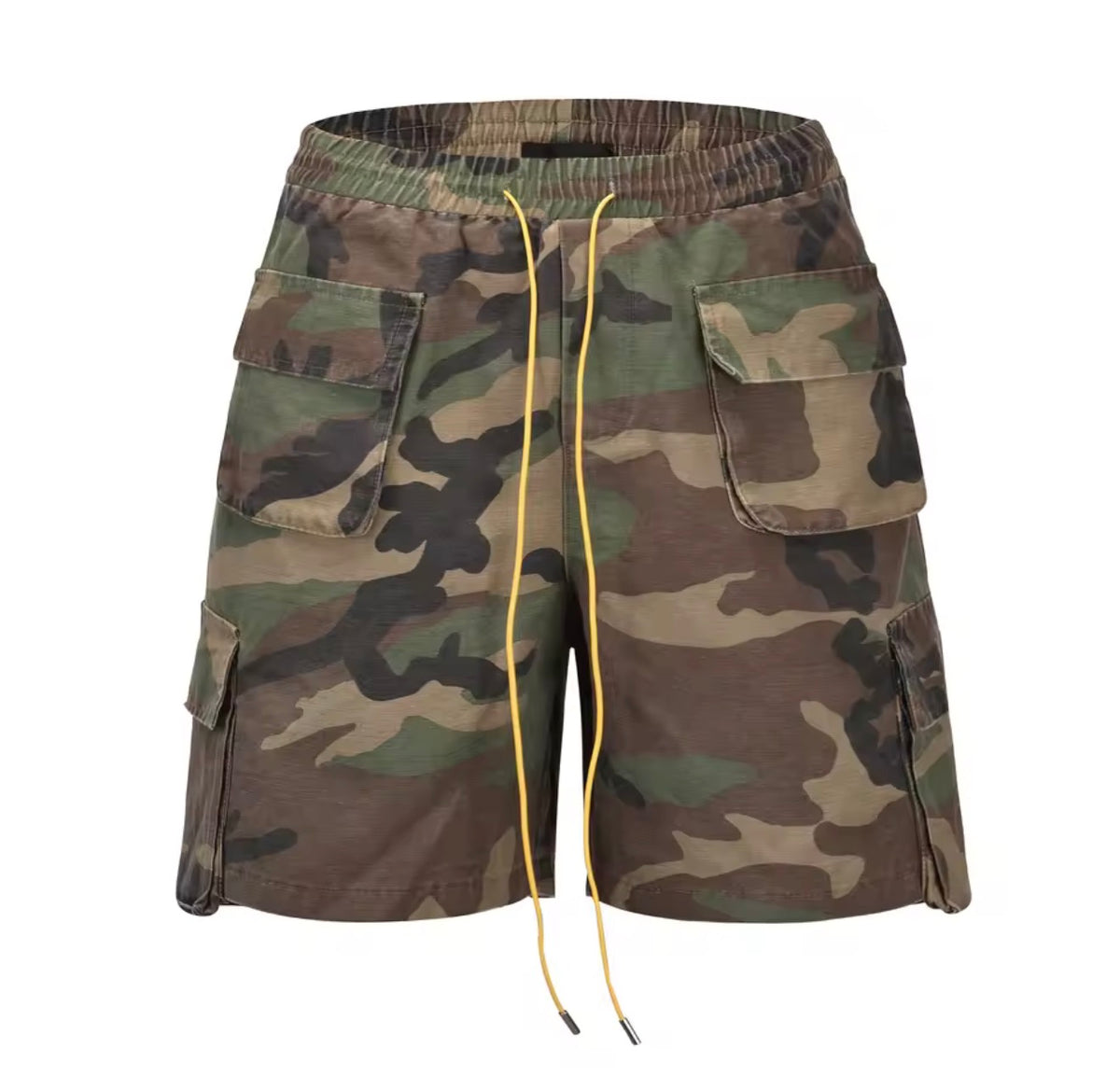 Camo Cargo Shorts — Unisex