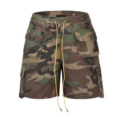 Camo Cargo Shorts — Unisex
