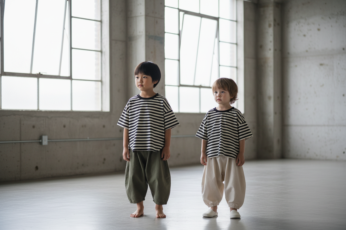 Kids Streetwear Both Balloon Pants Colourways