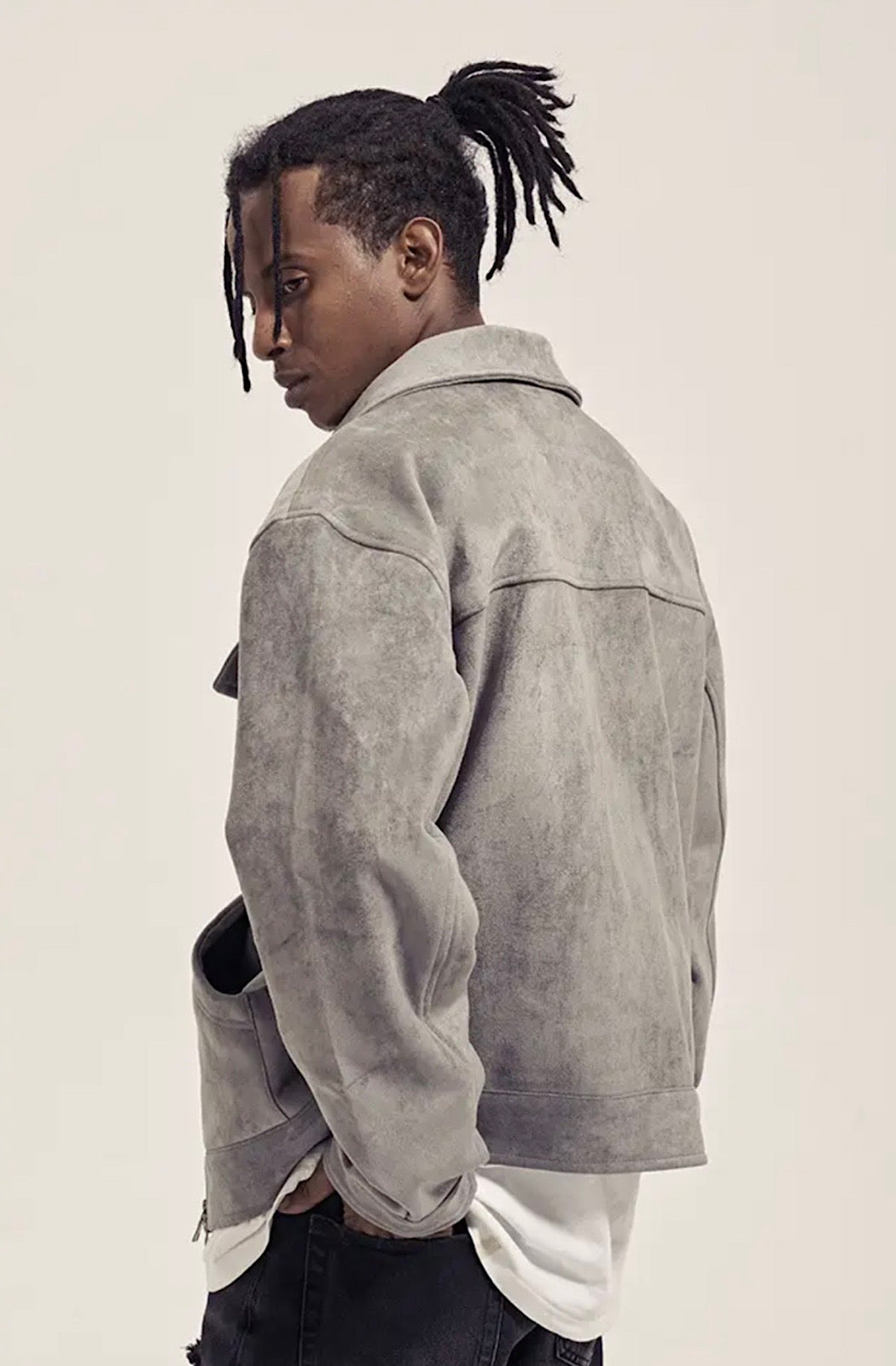 Suede Overshirt