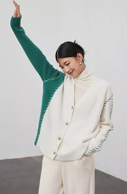Two Tone Cardigan