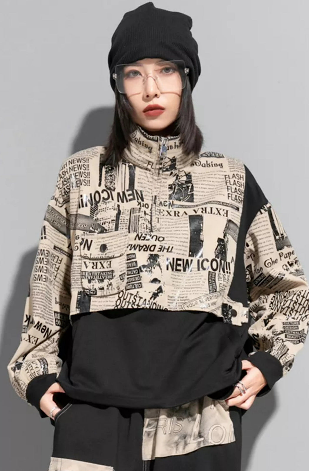 Newspaper hotsell print jacket