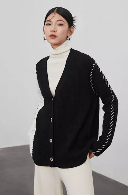 Two Tone Cardigan