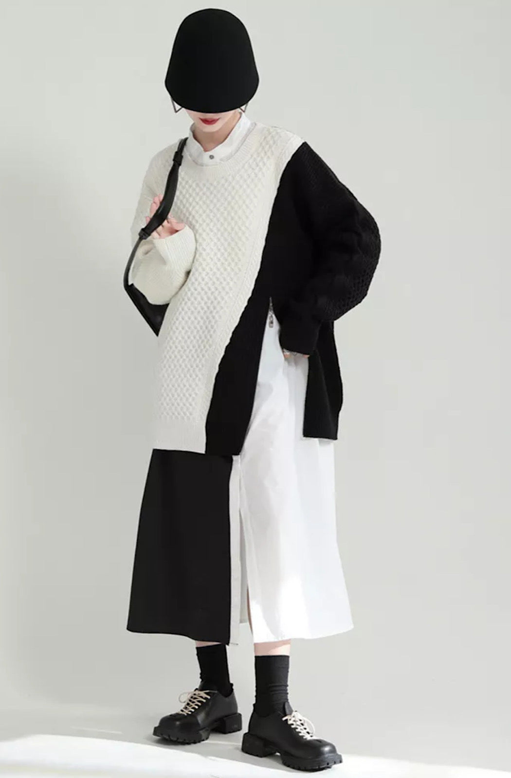 Two Tone Zip