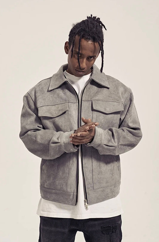 Suede Overshirt
