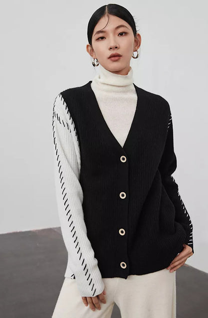 Two Tone Cardigan