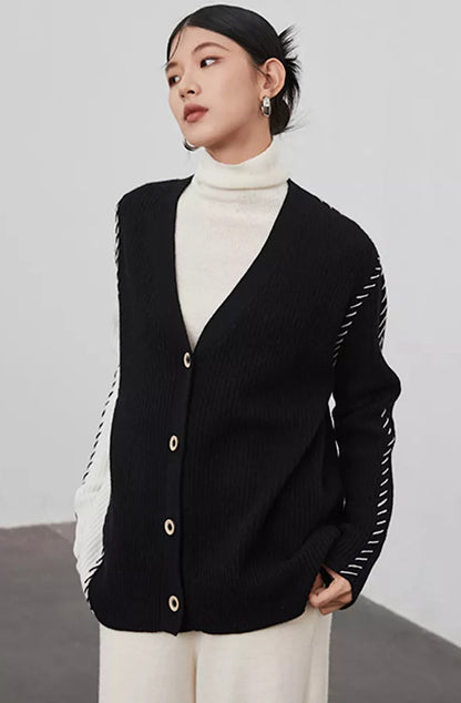 Two Tone Cardigan