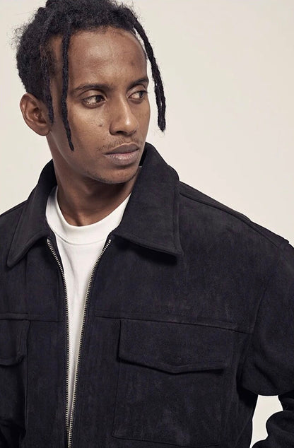Suede Overshirt