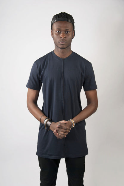 Navy Line Tall Tee | Poket Roket Apparel 