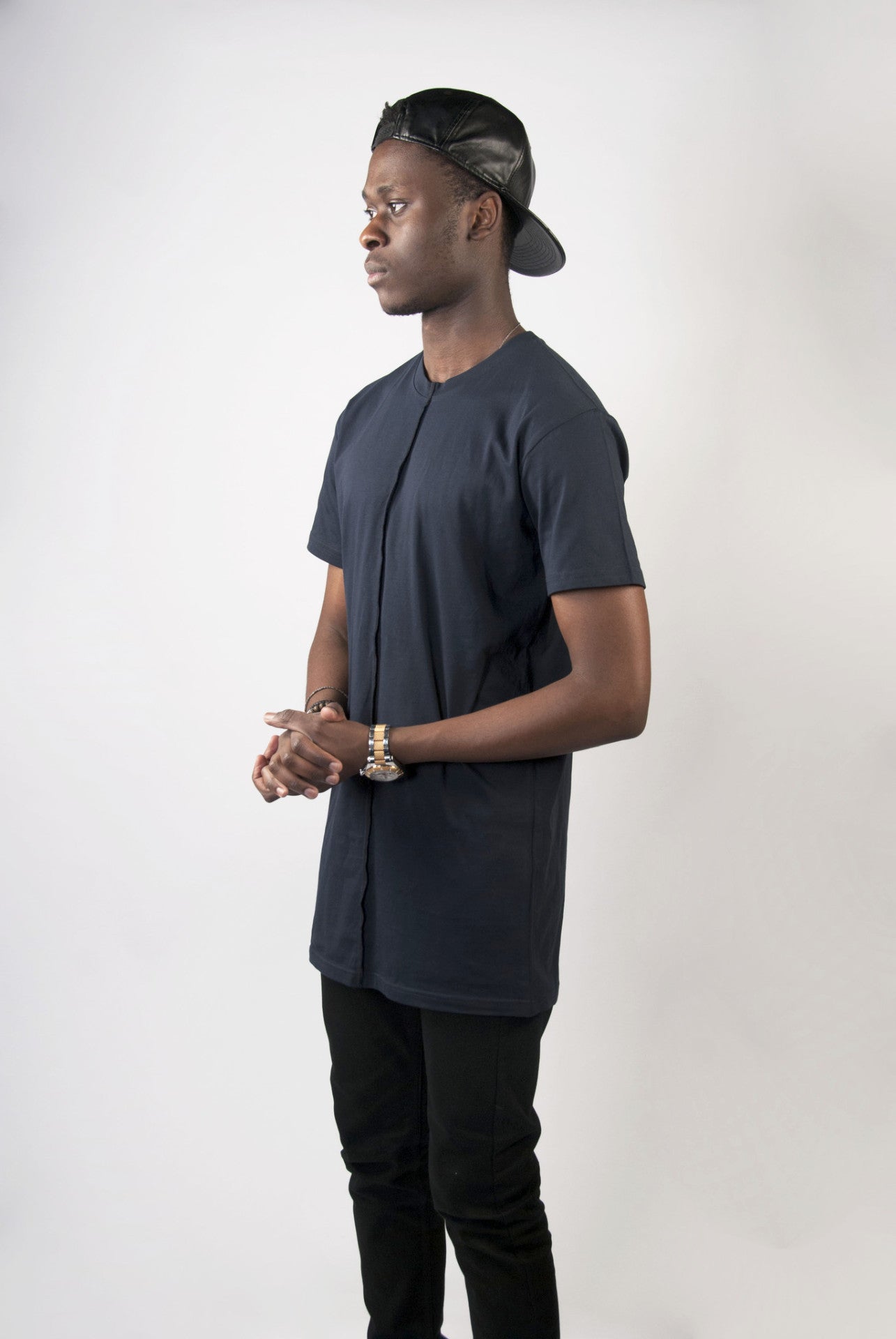 Navy Line Tall Tee | Poket Roket Apparel 