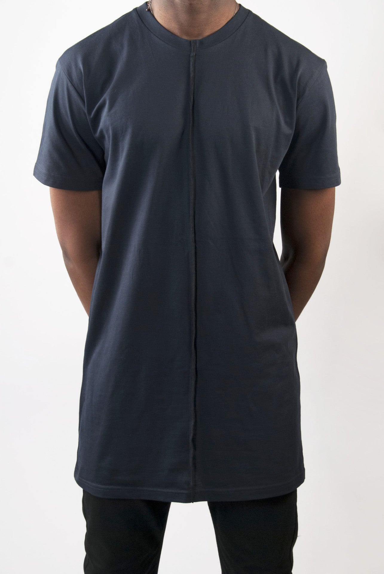 Navy Line Tall Tee | Poket Roket Apparel 
