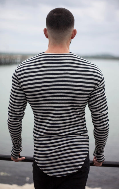 Striped Sleeve | Poket Roket Apparel 